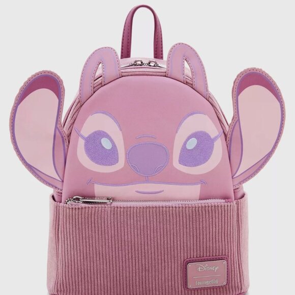 Loungefly Disney Lilo & Stitch Corduroy Mini Backpack-NWOT - Picture 7 of 9